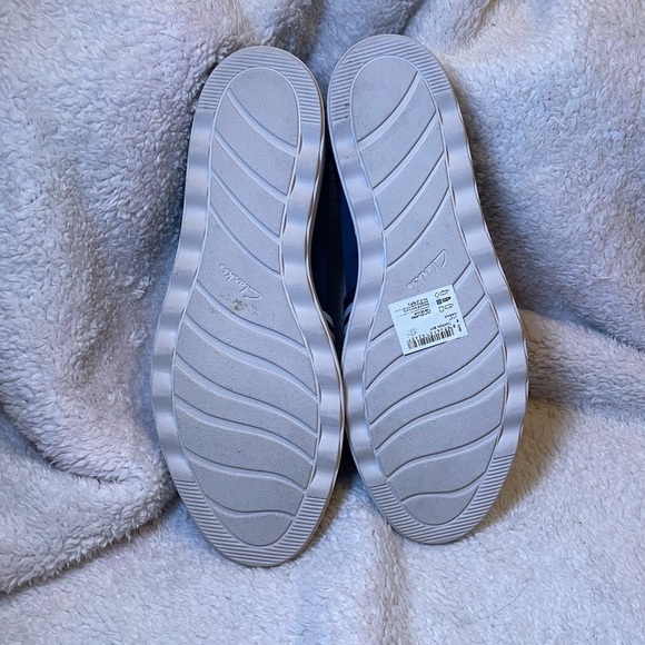 Collection by Clarks Women's Sharon Bay Shoes sz 8 - Navy - Picture 5 of 7